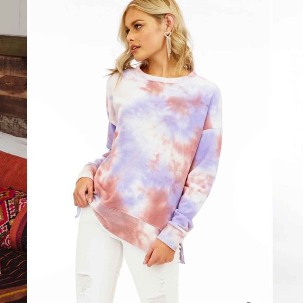 Veronica M Tie-Dye Swearshirt